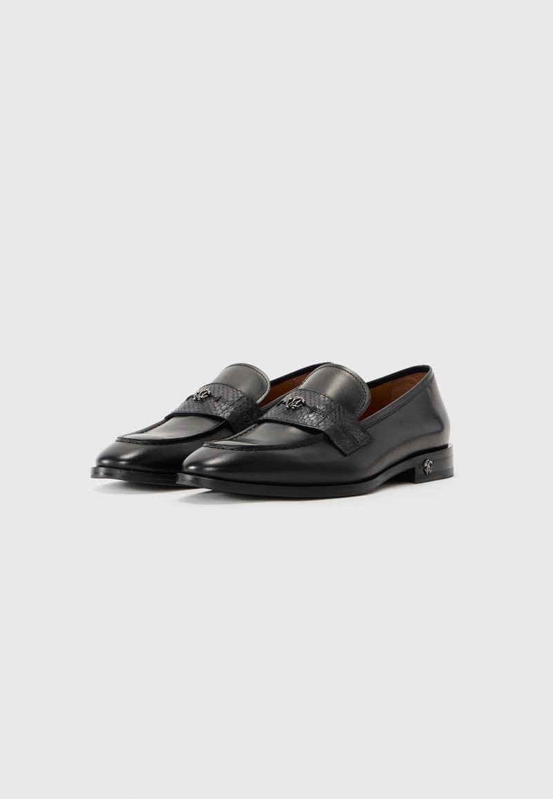 Roberto Cavalli DANIEL METAL - Slip-ons - black/dark grey  display picture 1