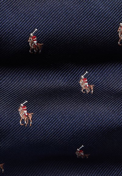 Polo Ralph Lauren POLO PONY SILK REPP NARROW TIE - Slips - navy