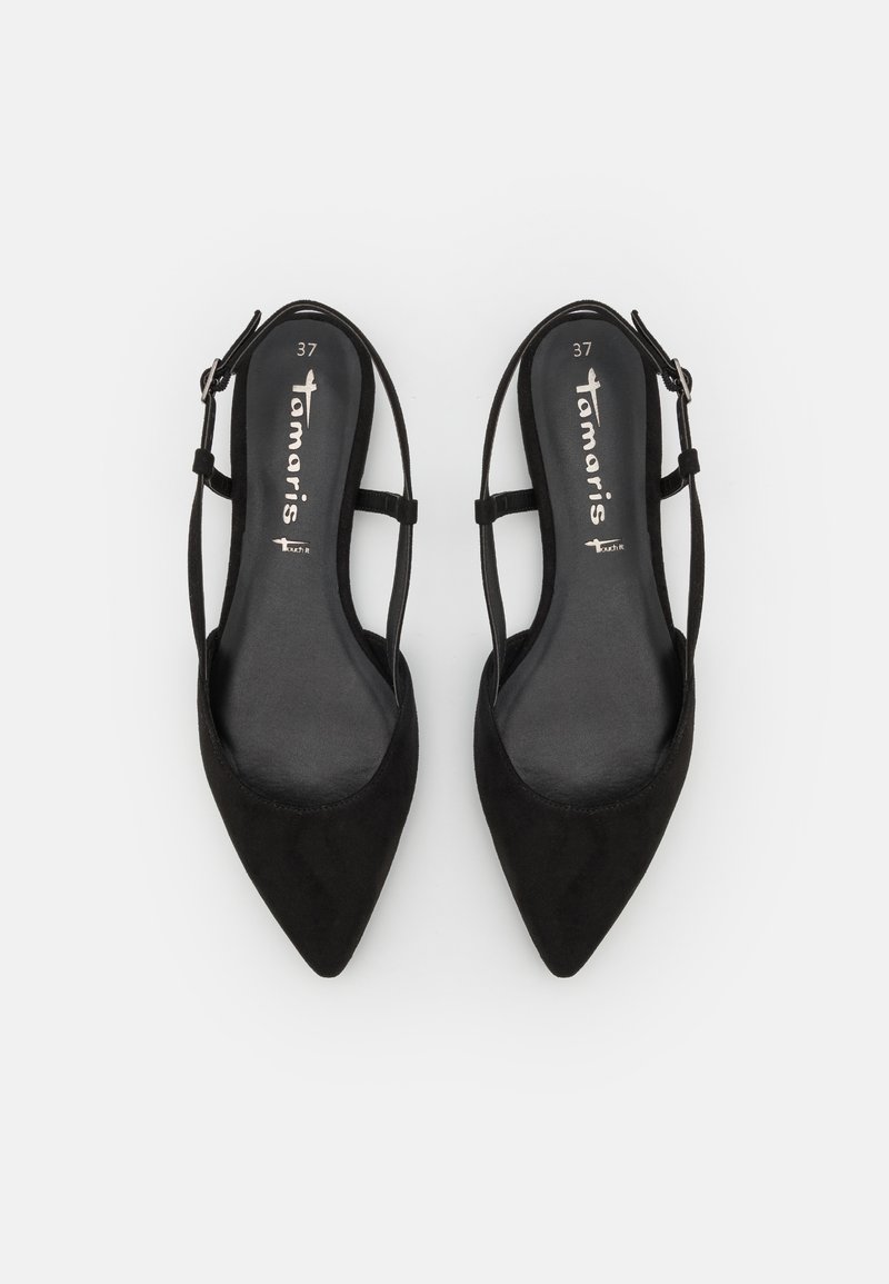 TAMARIS - Black Elegant Closed Ballerinas Ballerine Pelle Scarpe Donna Nero Eu 38 1 22107 20 001 4064196880705