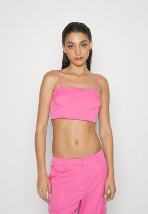 SOMETHINGNEW SNJANE UNDERWIRE SHORT BAR - Top - shocking pink