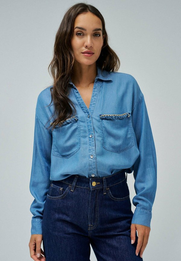 LOOSE - Hemdbluse - blau