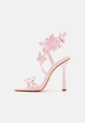 Sandaler med høye hæler - pink