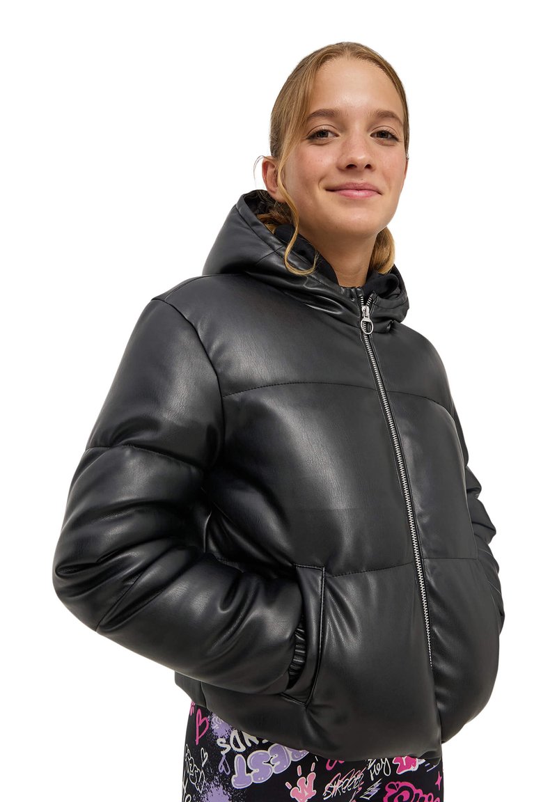 Terranova CON CAPPUCCIO Giacca invernale nero