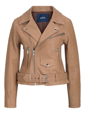 JJXX, BIKER JXHOLLY - Leather jacket - incense