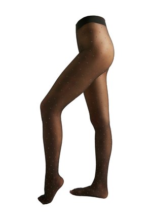30 DENIER DEGRADED POLKA DOTS - Collants - black