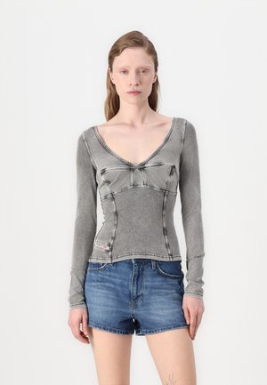 ELIN - Pitkähihainen paita - dirty denim