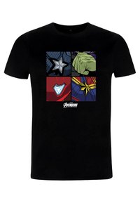 Marvel AVENGERS HERO EMBLEMS - T-shirt z nadrukiem