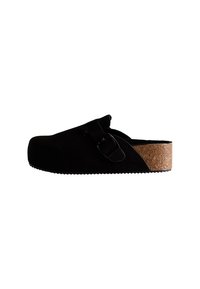 New Look SUEDE EFFECT DOUBLE SOLE - Mules - black