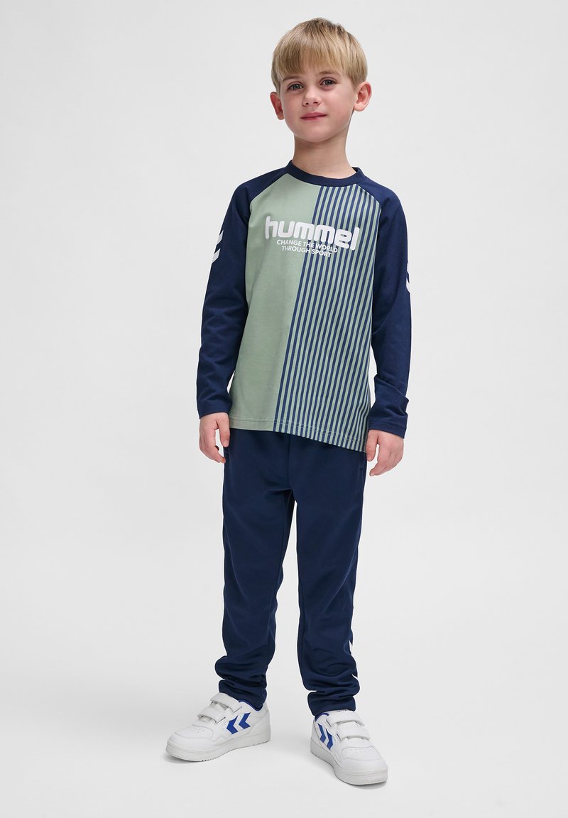 Hummel - T-shirt à manches longues - mottled green light blue, Agrandir