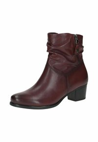 Caprice Klasični gležnjarji - bordeaux nappa