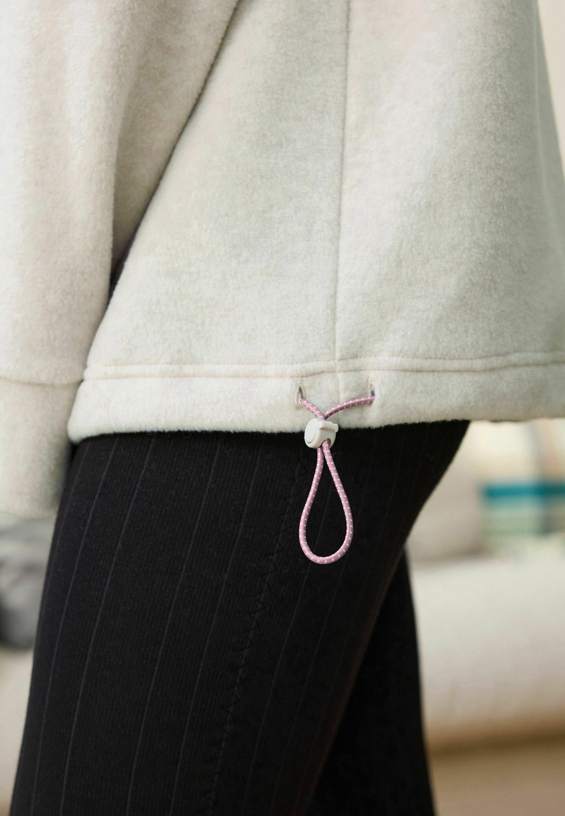 Next HALF ZIP - Fleece jumper - pink ecru/pink - Zalando