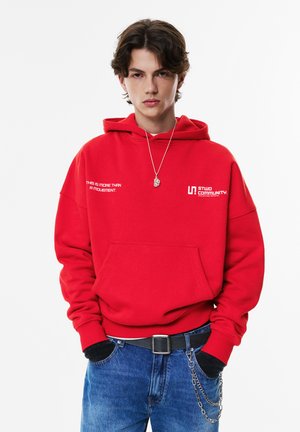 Kapuzenpullover - red