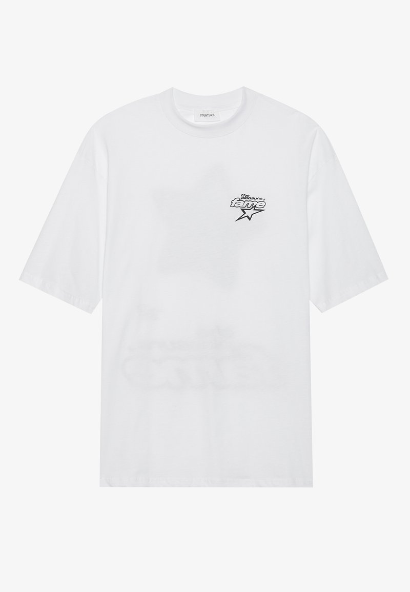 YOURTURN T-shirt print wit YOURTURN T-shirt print wit