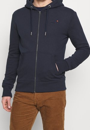 Tröja med dragkedja - dark blue