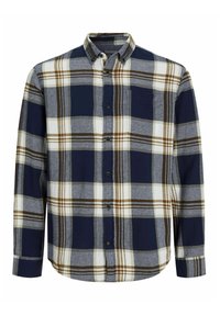 JJECLASSIC AUTUMN CHECK SHIRT - Overhemd - dark navy
