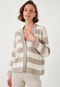 LELA Cardigan - mink stone
