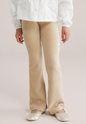 WE Fashion FLARED - Leggings - beige