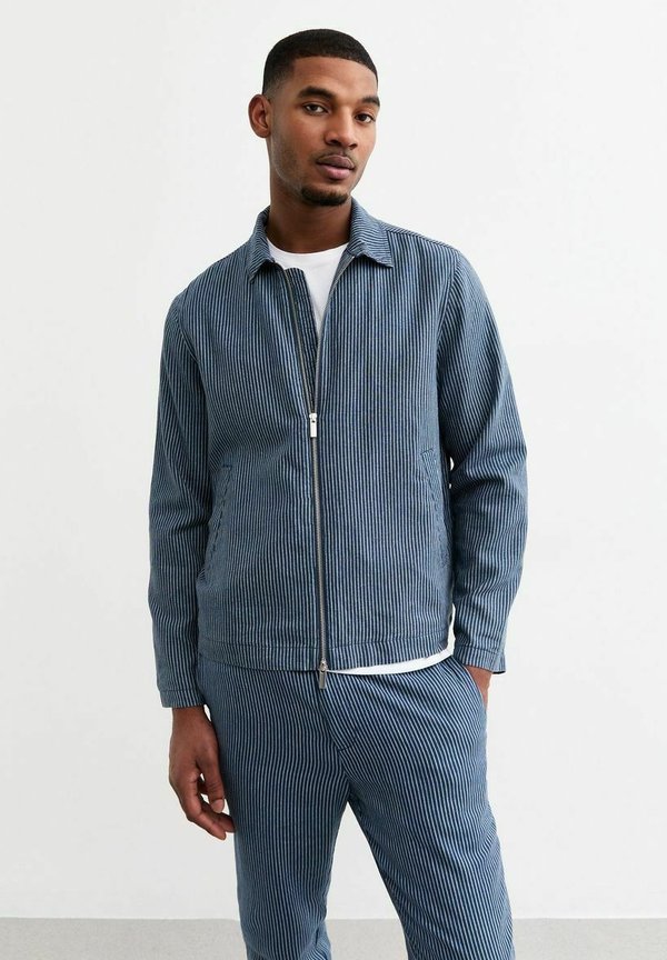 REGULAR LINEN BLEND ZIP UP - Übergangsjacke