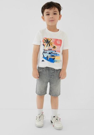 s.Oliver JEANS-HOSE PELLE - Jeansshort - grau