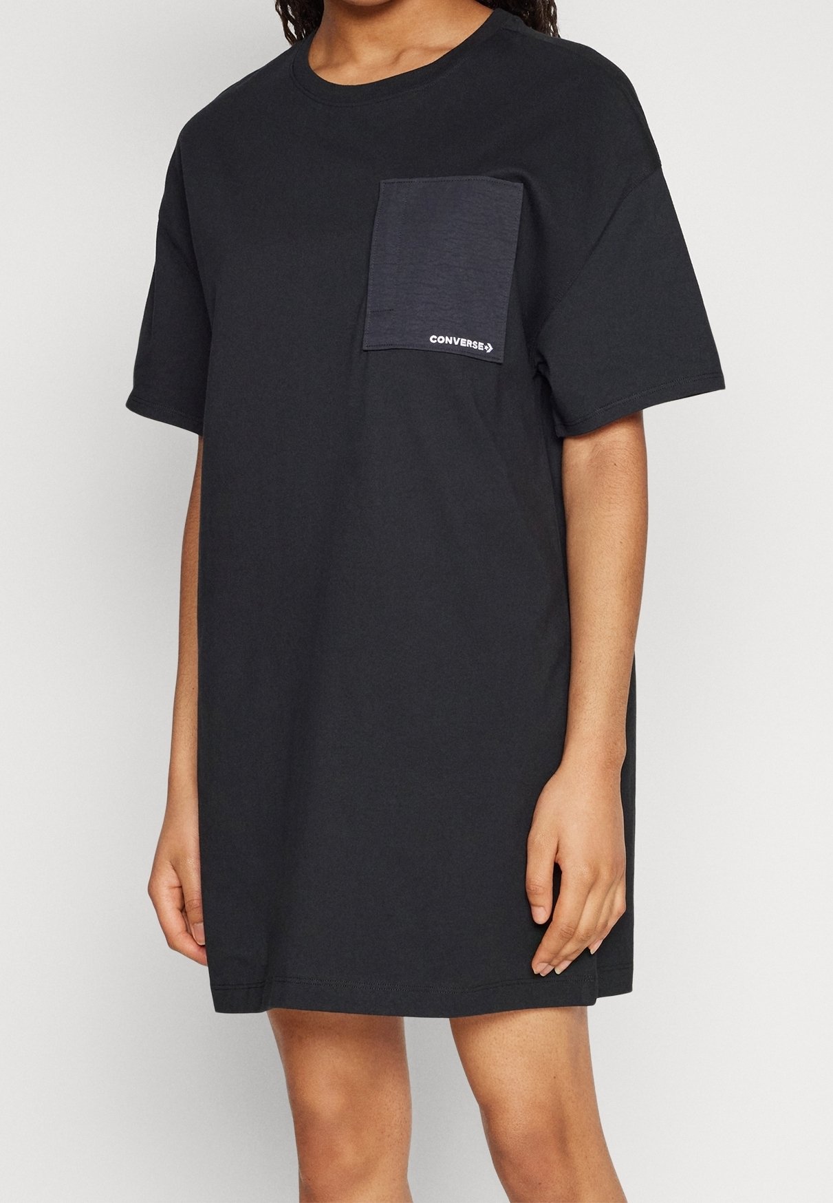black dress converse Iris Midi Dress main image 1