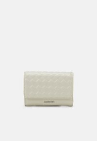 Calvin Klein - MINI QUILT SMALL TRIFOLD - Pénztárca -  ecru Miniatűr kép 1