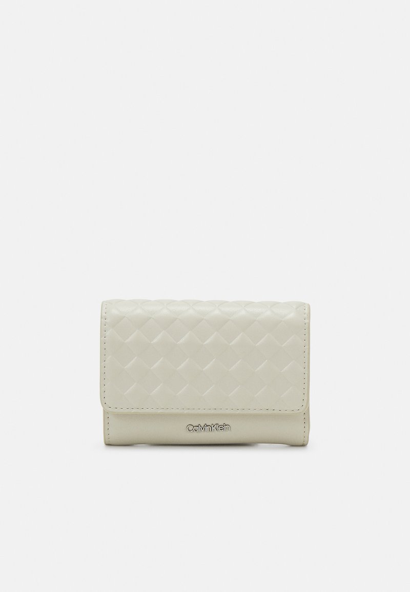 Calvin Klein MINI QUILT SMALL TRIFOLD - Portafoglio -  ecru