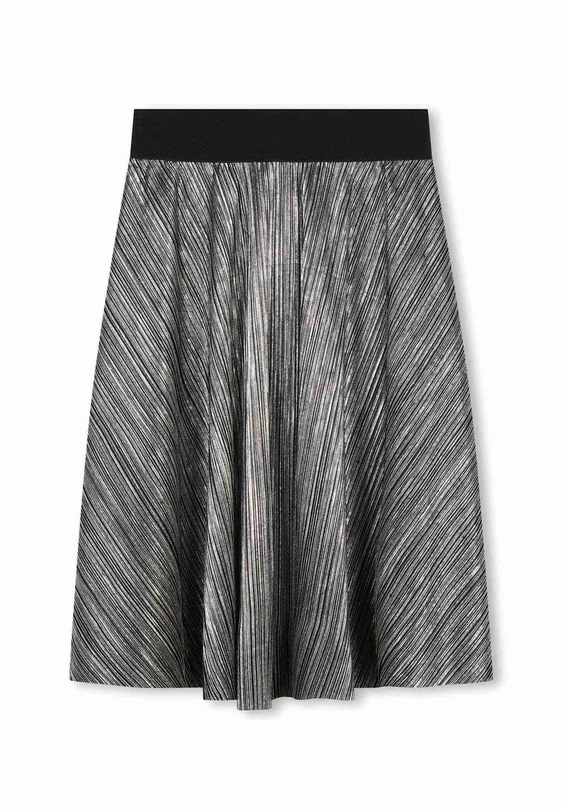 DKNY A-lijn rok zilverkleurig DKNY A-lijn rok zilverkleurig