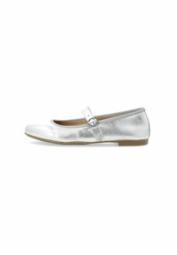 ELVIRA MARY JANE  - Bokapántos balerina cipők - silver coloured