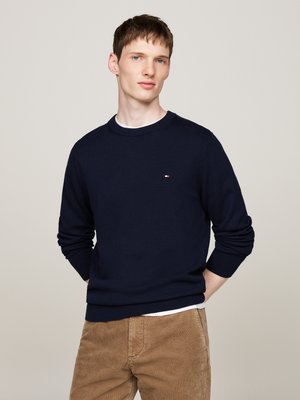 Tommy Hilfiger PIMA CREW NECK - Maglione - desert sky