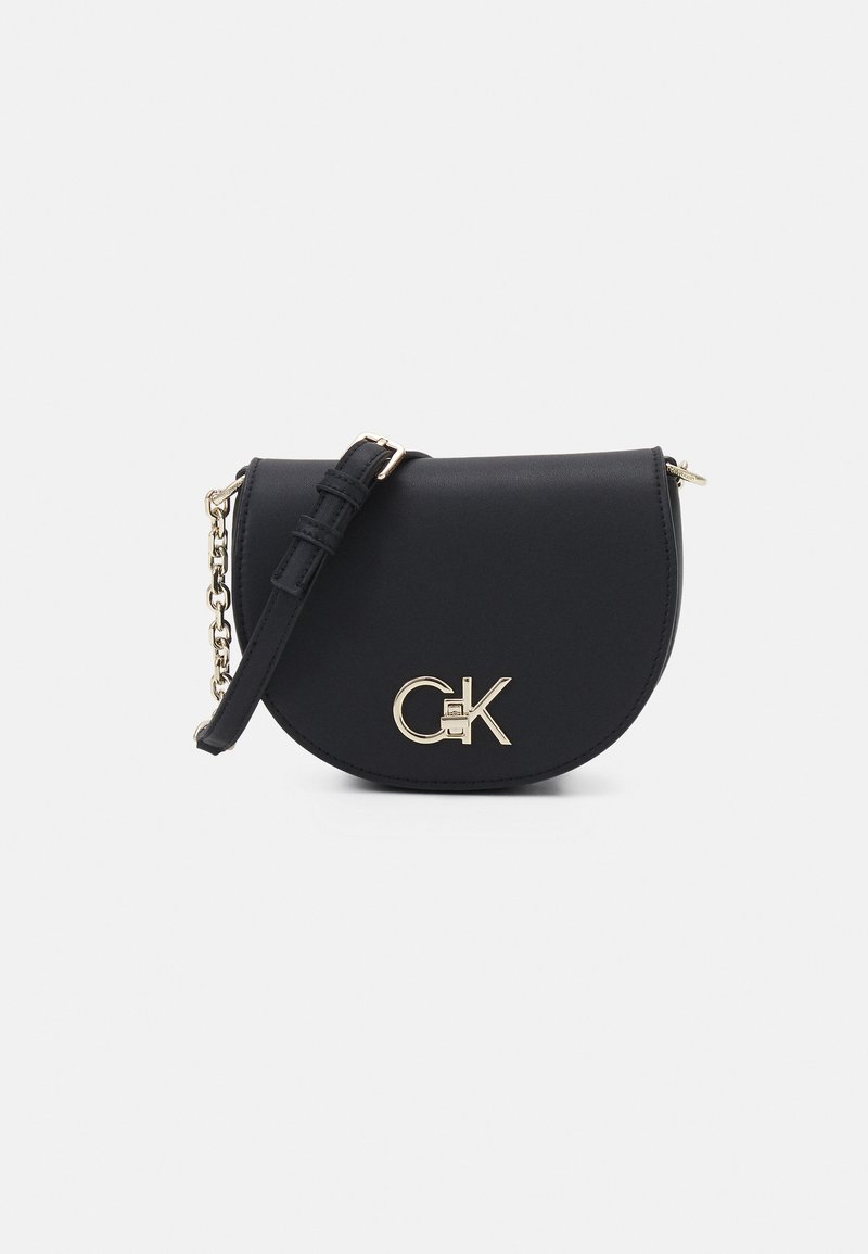 Calvin Klein RELOCK SADDLE BAG MINI Umhängetasche black/schwarz Zalando.at
