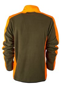 FORSBERG Fleecejacke - dunkeloliv/orange