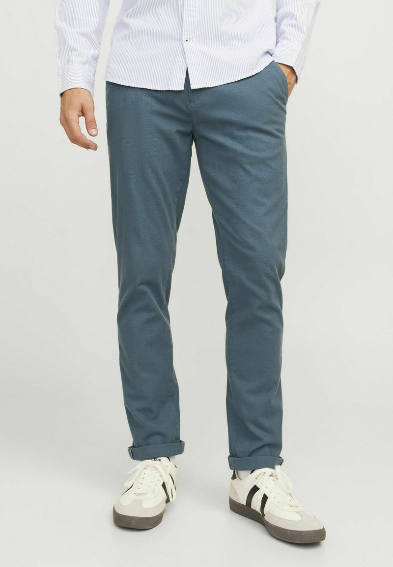 Jack & Jones JPSTMARCO JJFURY ANA - Chino hlače - china blue