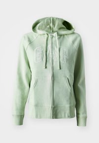 GAP HERITAGE - Mikina so zipsom - matcha green