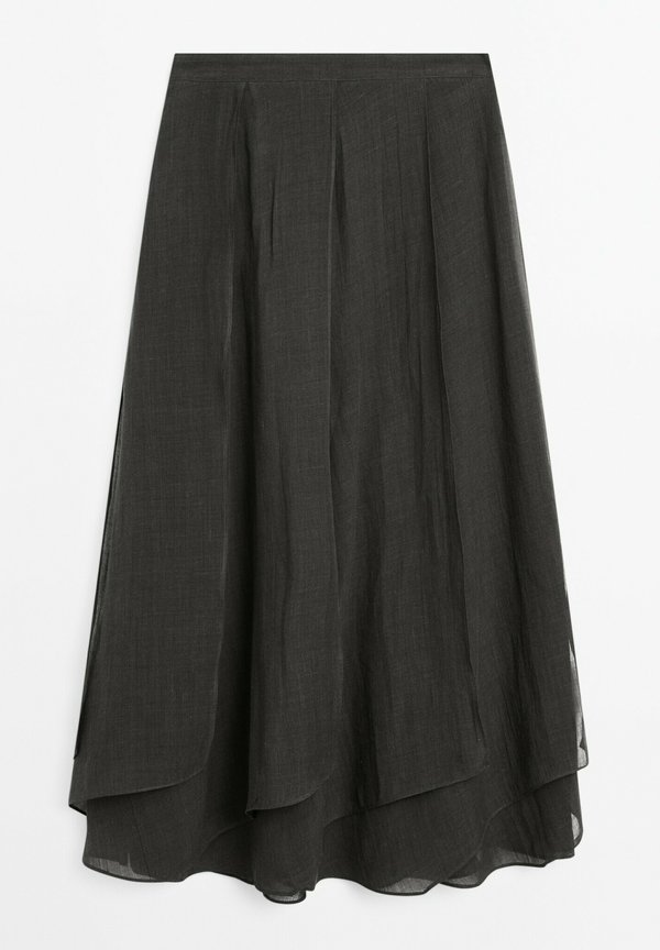 LONG FLOWING WITH RUFFLES - Maxi skirt4