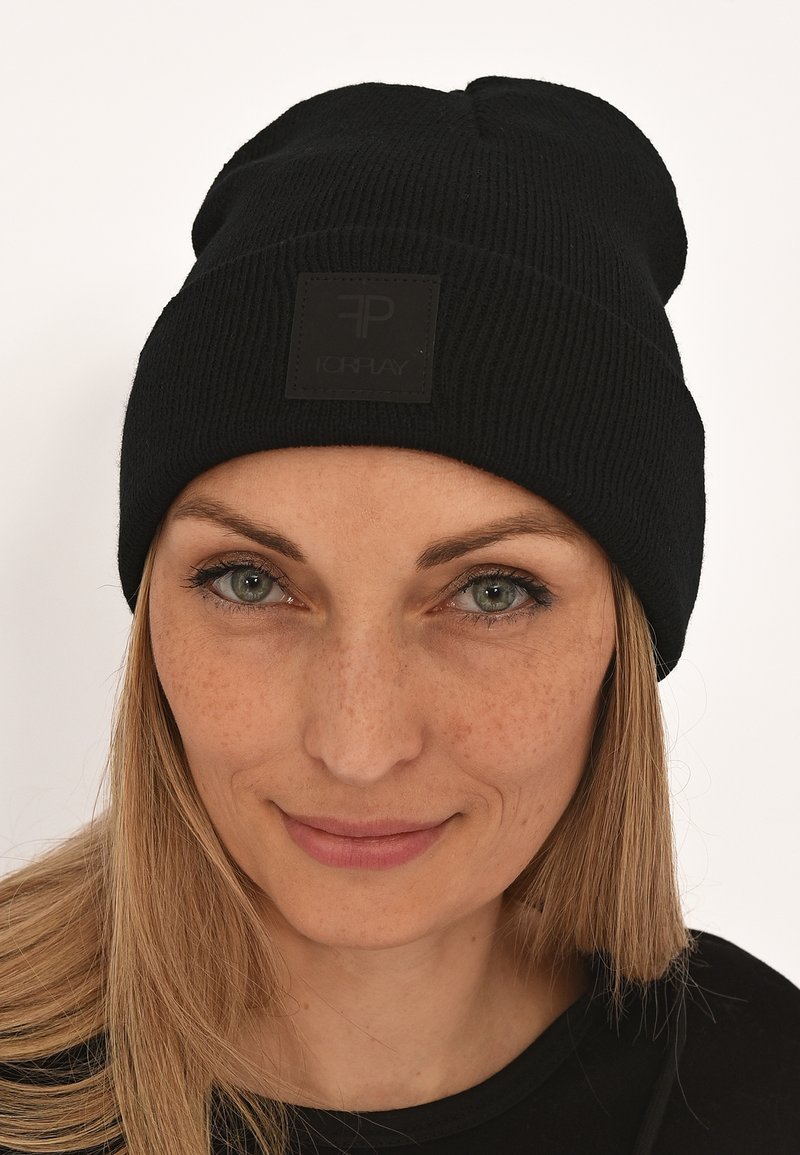 Tommy Hilfiger TIMELESS BEANIE SCARF SET - Berretto - black/nero