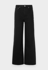 SHELLY  - Široke hlačnice - black rinse