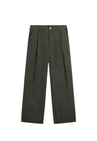 WIDE - Stoffhose - green