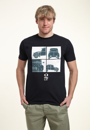 CITROEN CV GLAMOUR CLOSE UPS - Print T-shirt - navy blue