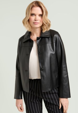 Kunstlederjacke - nero
