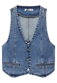 PULL&BEAR Väst - blue denim