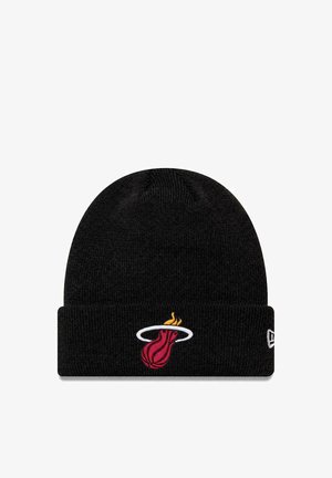 New Era, MIAMI HEAT NEW ERA NBA CUFF KNIT BEANIE SCHWARZ UNISEX - Mütze - schwarz