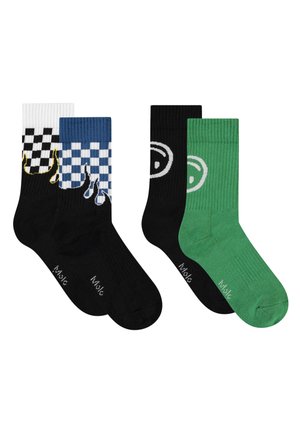 NORMAN 4 PACK - Socks - blue flames