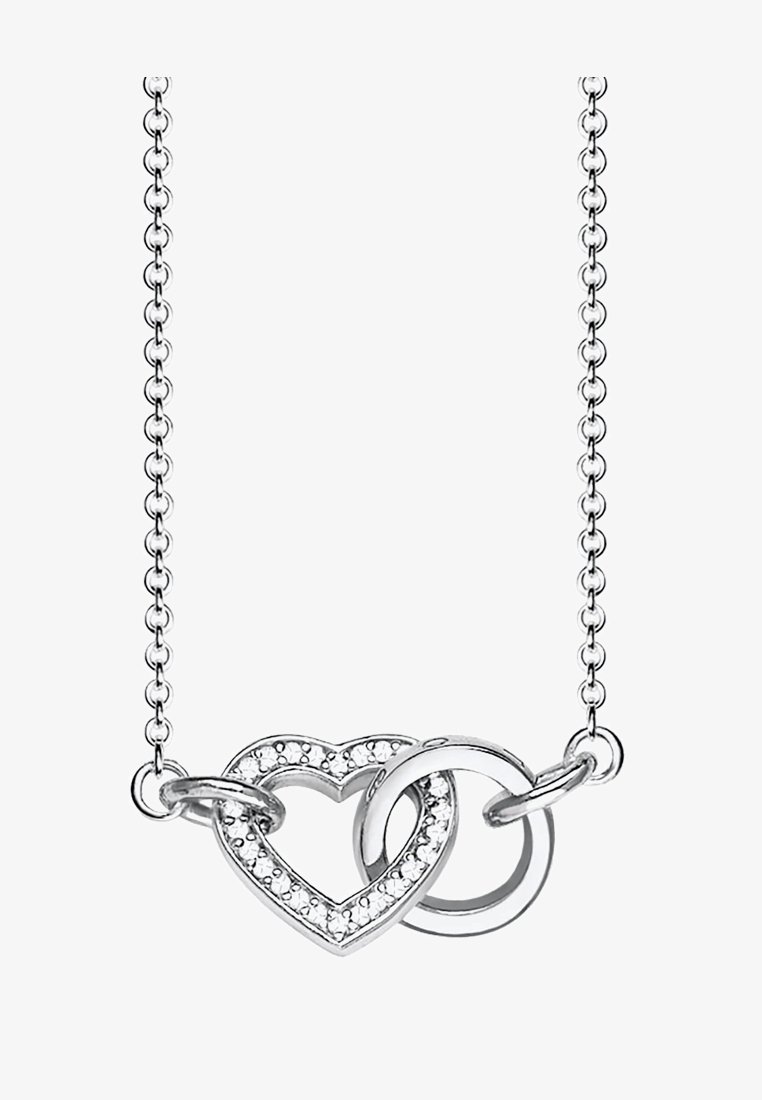 THOMAS SABO TOGETHER HERZ KLEIN - Collana - silver coloured, white