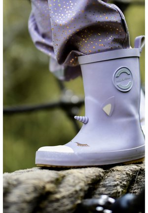 mikk-line, 3D UNICORN - Bottes en caoutchouc - mauve shadows
