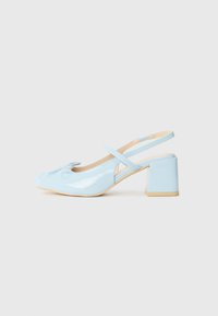 LUELLA - Classic heels - blue crinkle patent