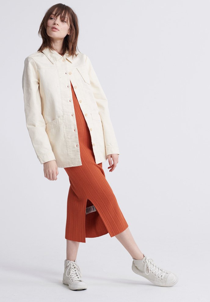 Superdry & Co Lichte jas lichtgeel Superdry & Co Lichte jas lichtgeel