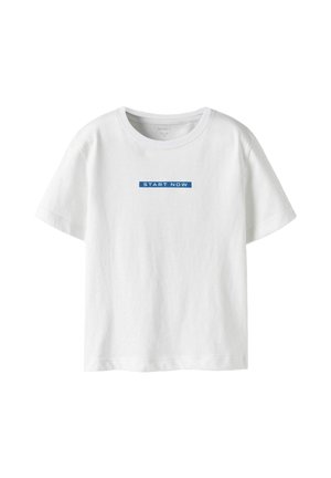 Name it, T-SHIRT REGULAR FIT - Camiseta estampada - bright white