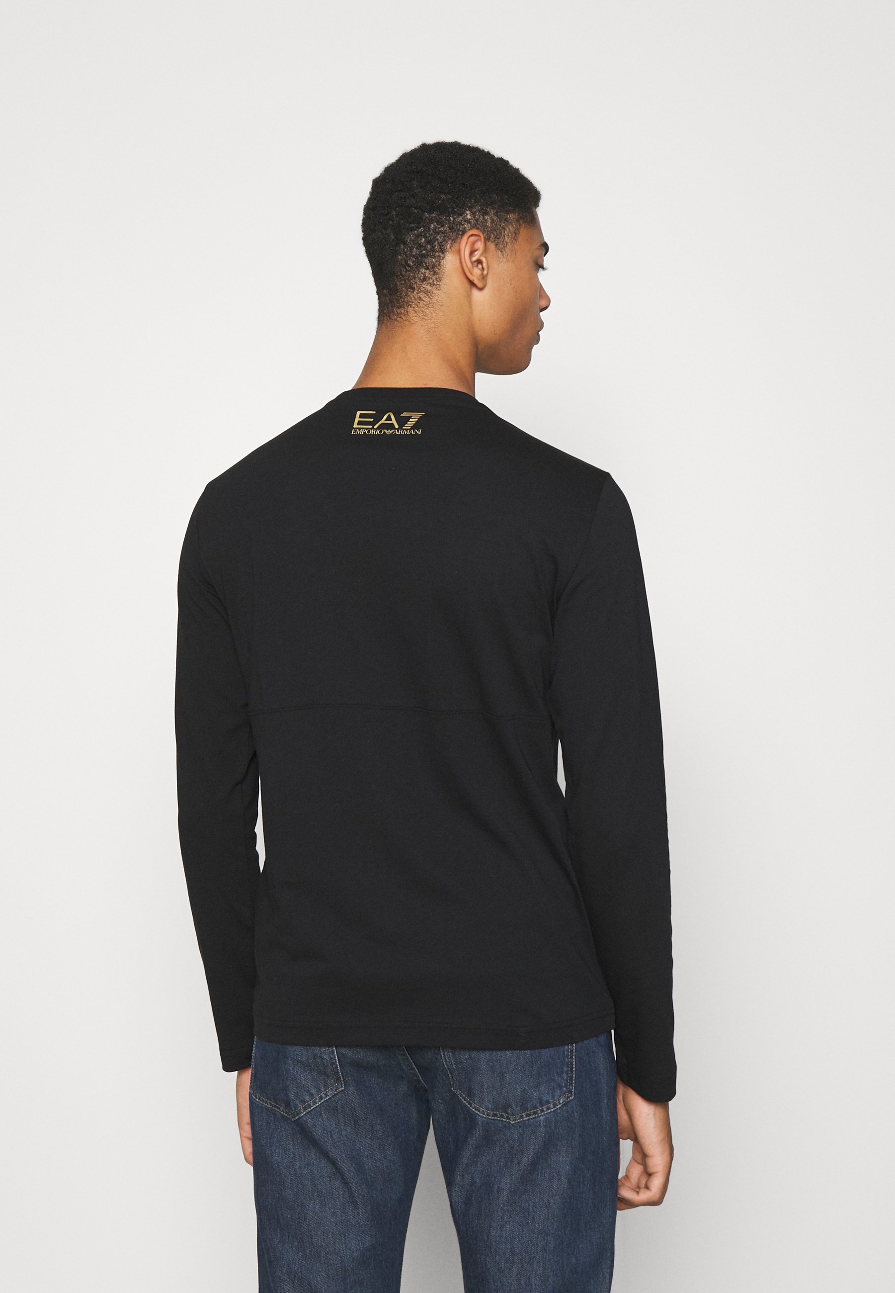 EA7 Emporio Armani Maglietta a manica lunga - black/nero - Zalando.it