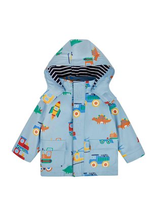 JoJo Maman Bébé TRANSPORT PRINT - Regenjas - blue