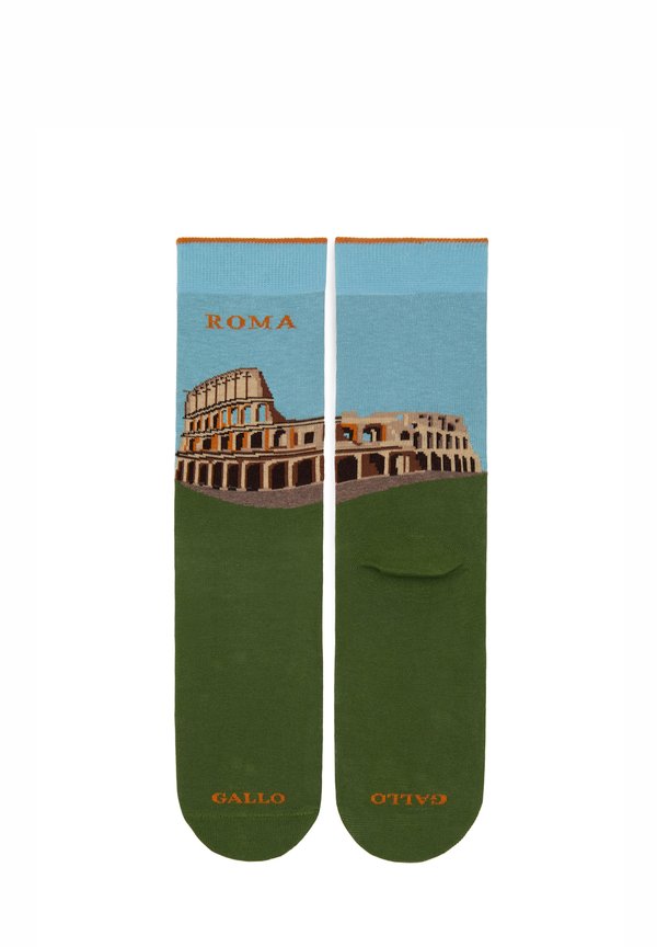 SHORT WITH COLOSSEUM IN ROME PATTERN - Socken - prato